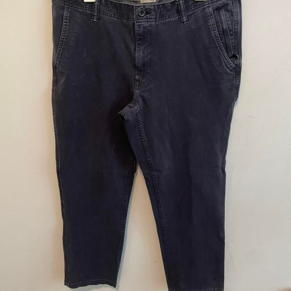 Dockers Men's Black and Grey Trousers
